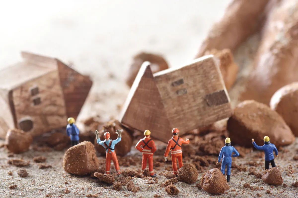 通電火災のイメージ